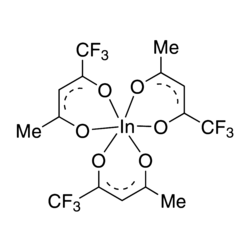 Indium (III) trifluoroacetylacetonate - CAS:15453-87-9 - Trifluoroacetylacetono Indium(III) Salt, Indium Trifluoroacetylacetonate, Indium(III) tris(1,1,1-trifluoro-4-oxo-2-pentene-2-olate), In(TFAC)3